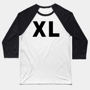 XL Shirt (black text) Baseball T-Shirt